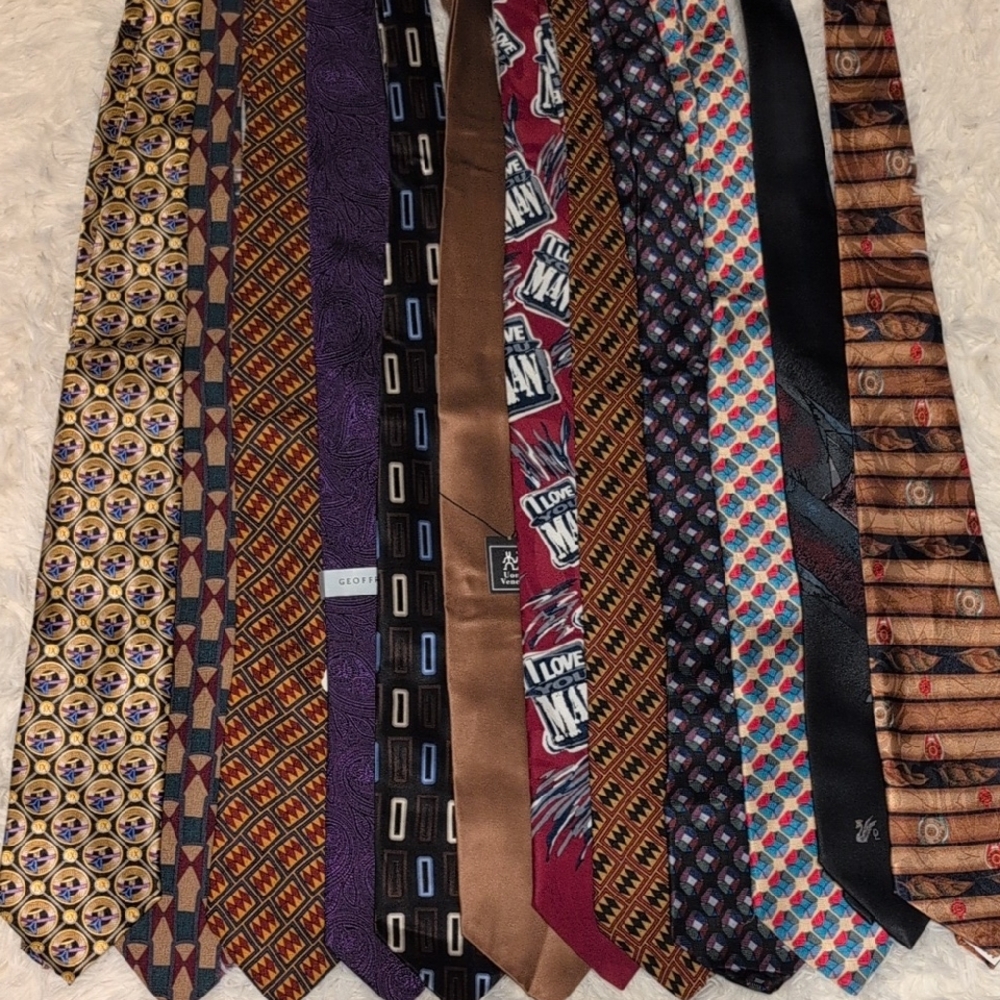 12 Lot Mens Ties Frank Sinatra Don Loper Fratello Uomo Venetto Kilburne & Finch